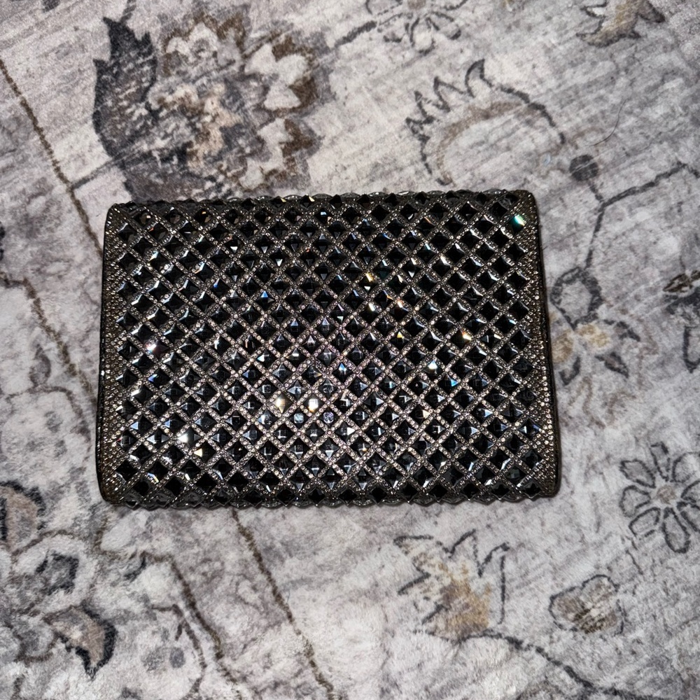 Black Studded Clutch - Picture 2 of 3